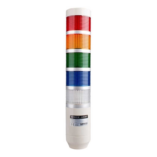 [PRE-520-5] PRE-520-5 — TORRETA IND 5 COLORES 56MM 240VCA/CD