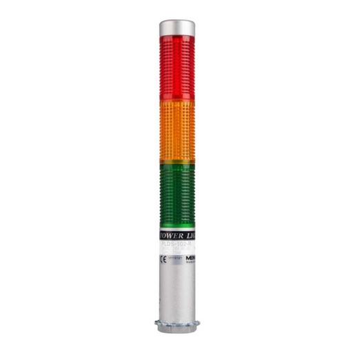 [PLDS-301-RYG] PLDS-301-RYG — TORRETA IND CON LED 25mm 12VCA/CD ROJO/AMARILLO/VERDE