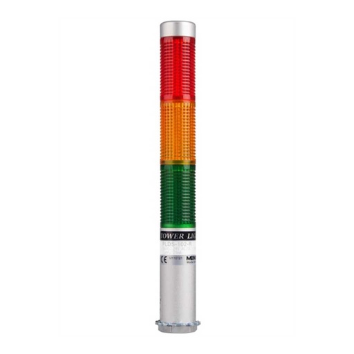 [PLDSF-301-RYG] PLDSF-301-RYG — TORRETA IND CON LED 25mm FLASH 24VCA/CD ROJO/AMARILLO POSTE 65mm