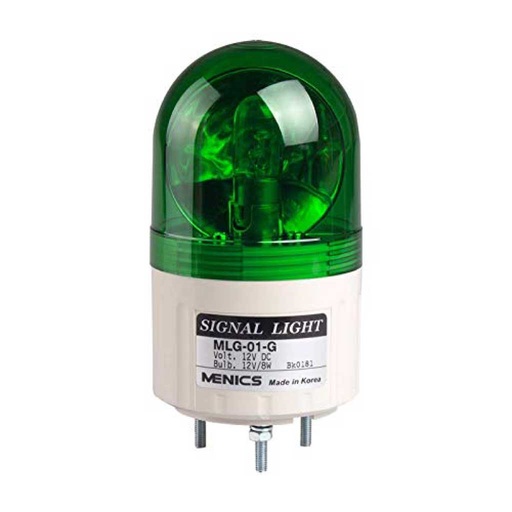 [MLG-10-G] MLG-10-G — FAROLA REVOLVENTE 66MM VERDE 110VCA