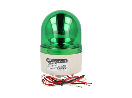 [ASG-FF-G] ASG-FF-G — FAROLA VERDE 86MM 110/220VCA