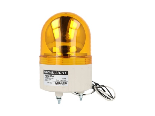 ASG-02-Y — FAROLA AMARILLA 24VCD