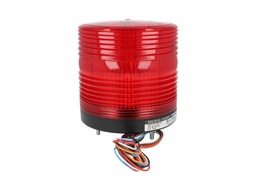 [MS115T-RFF-R] MS115T-RFF-R — FAROLA ROJA LED DE ALTA INTENSIDAD, CONSTANTE, INTERMITENTE Y ROTACION 115mm 90-240VCA