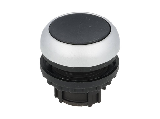 [M22-D-S] M22-D-S — PULSADOR PLANO NEGRO MOMENTANEO