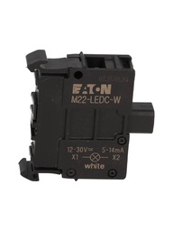 [M22-LEDC-W] M22-LEDC-W — LED INCADESENTE, TORNILLO, 15 mA, 30 V