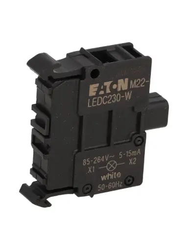 [M22-LEDC230-W] M22-LEDC230-W — LED BLANCO 230V, TORNILLO FIJACION DEBASE