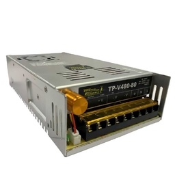 [TP-V480-80] TP-V480-80 — FUENTE VARIABLE 480W/6A, 0-80VCD, VOLTAJE ENTRADA 100-120V/200-240V, CON DISPLAY INDICADOR, MEDIDA: 215X114X49mm