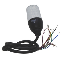 [IF5M024ZM05] IF5M024ZM05 — TORRETA 50mm 24VCA/CD LED MULTICOLOR (5COLORES) MONTAJE DIRECTO EN TABLERO, CON BUZZER 90dB, PARA MONTAJE EN BASE: IKD51 (NO INCLUÍDA) 