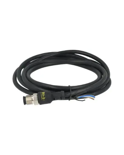 [TP-M12-5MS2] TP-M12-5MS2 — CONECTOR M12, 5 PIN MACHO RECTO, 2 MTS.