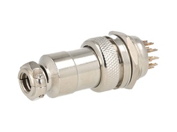 [TP-GX20-15P] TP-GX20-15P — CONECTORES (PAR) GX20 15 PIN MACHO/HEMBRA PARA PANEL Y EXTENSION 7A/125VCA, 20mm