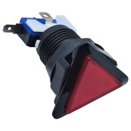 [TP-TSR] TP-TSR — SWITCH TRIANGULAR ROJO 39 X39 X 39LED 12/5VCD, CON MICROSWITCH INTERCAMBIABLE.