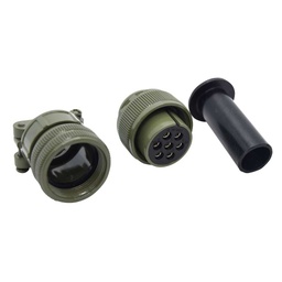 [TP-MPG-7SF] TP-MPG-7SF — CONECTOR de Extensión Tipo Militar 7 Pines HEMBRA