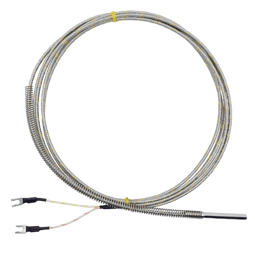 [TCX-250-K] TCX-250-K — TERMOPAR TIPO K DIAMETRO 3/16 X 1 1/4 LONG.CON EXTENSION DE 2.5 METROS DE CABLE, MAX. 500°C