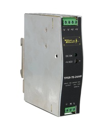 [TPSR-75-24HP] TPSR-75-24HP — FUENTE DE VOLTAJE P/RIEL 24VCD3.2A,76.8W, 85-264VCA,120-370VCD,55X125X100MMUSO RUDO