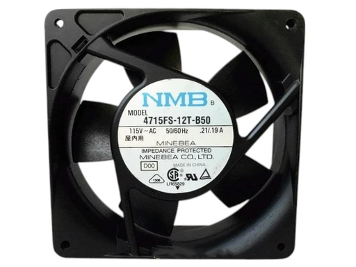 [4715FS-12T-B50] 4715FS-12T-B50 — VENTILADOR 115VCA 120X120X38MM (4-5/8) 110CFM