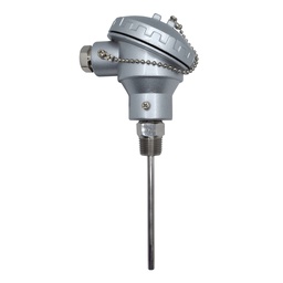[TPCM-J-4] TPCM-J-4 — TERMOPAR COMPACTO TIPO J 1/4  DIAM X 4 , DE U, CONEXION 1/2 NPT A PROCESO CABEZA DE ALUMINIO Y BLOCK CERAMICO DE CONEXION