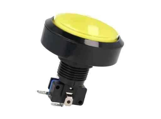 [TP-VGS-Y] TP-VGS-Y — SWITCH AMARILLO P/CONSOLA TIPO ARCADE 60, MM, BARRENO 24MM