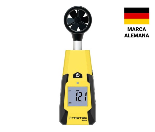 [BA06] BA06 — MINI ANEMOMETRO FUNCION m/s, km/h, ft/min, mph, kn,