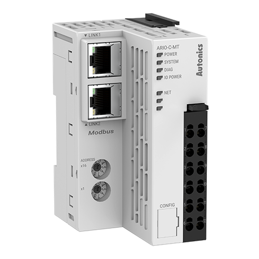 [ARIO-C-MT] ARIO-C-MT — MODULO DE ENTRADA Y SALIDA DELGADO, TIPO DE COPLE MODBUS TCP 24VCC