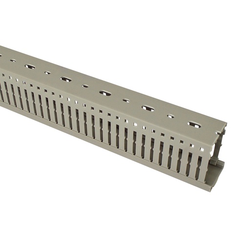 [E54-1MT]  E54-1MT — Canaleta Ranurada Pvc Rigido 40x60mm 2pza De 1 metro E54