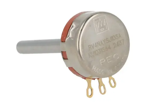 [53C3/10K/2W/2"] 53C3/10K/2W/2" — POTENCIOMETRO 10k Ohms 2W VASTAGO 2 PULGADAS 1 VUELTA