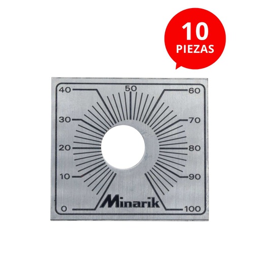[110-0038-MM-PK10] 110-0038-MM-PK10 — Dial Acero Control De Velocidad 0-100 (4.4X3.9CM) Pack10