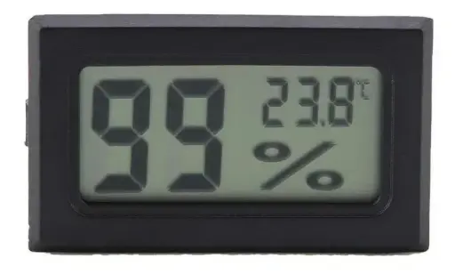 [TP-THCL] TP-THCL — TERMOHIGROMETRO DIGITAL (LCD) PARA TABLERO HUMEDAD 10-99% TEMP.-50/+70G, MEDIDAS 35.7X16.8MM, BARRENO 48X28X15MM