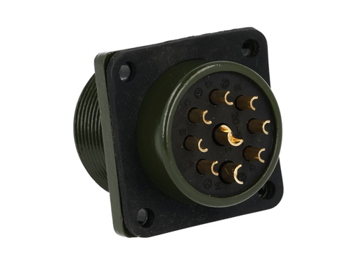 TP-MSK-9PM-2 — CONECTOR MILITAR SOCKET (PANEL) 9P MACHO