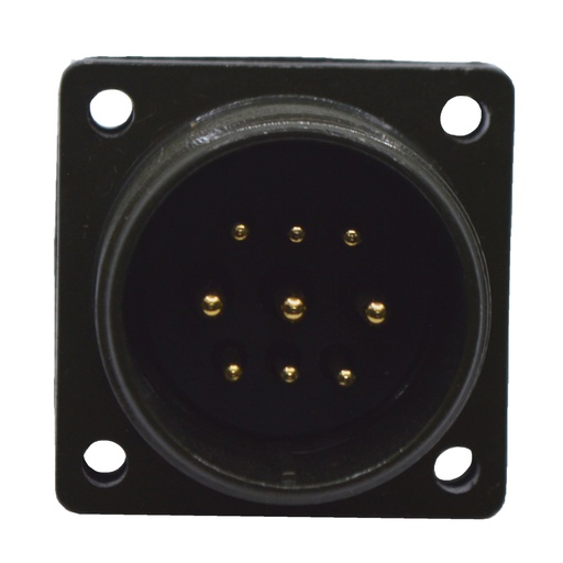 [TP-MSK-9PM-3] TP-MSK-9PM-3 — CONECTOR MILITAR PLUG (MACHO) (PANEL) 9P