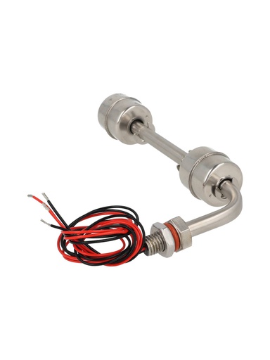 [TP-L2SC-150] TP-L2SC-150 — FLOTADOR DOBLE CURVO DE NIVEL 150MM  ACERO INOXIDABLE 304, 200Cº 240VCA/100VCD/2A ROSCA 1/8"