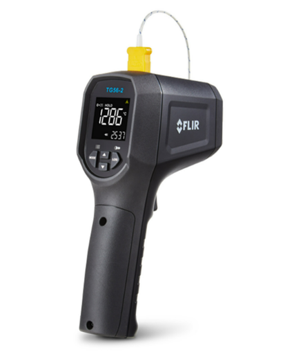 [TG56-2] TG56-2 — Termómetro IR puntual 30:1 con termopar tipo K
