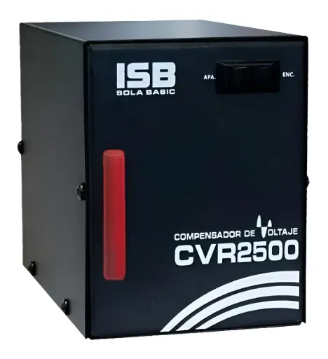 [CVR-2500] CVR-2500 – COMPENSADOR DE VOLTAJE 2500W PARA REFRIGERADOR, CAPACIDAD 2HP, LÍNEA 80/140 VOLTS, SALIDA 04/124 VOLTS,  FRECUENCIA 60 HZ, 1 CONTACTO